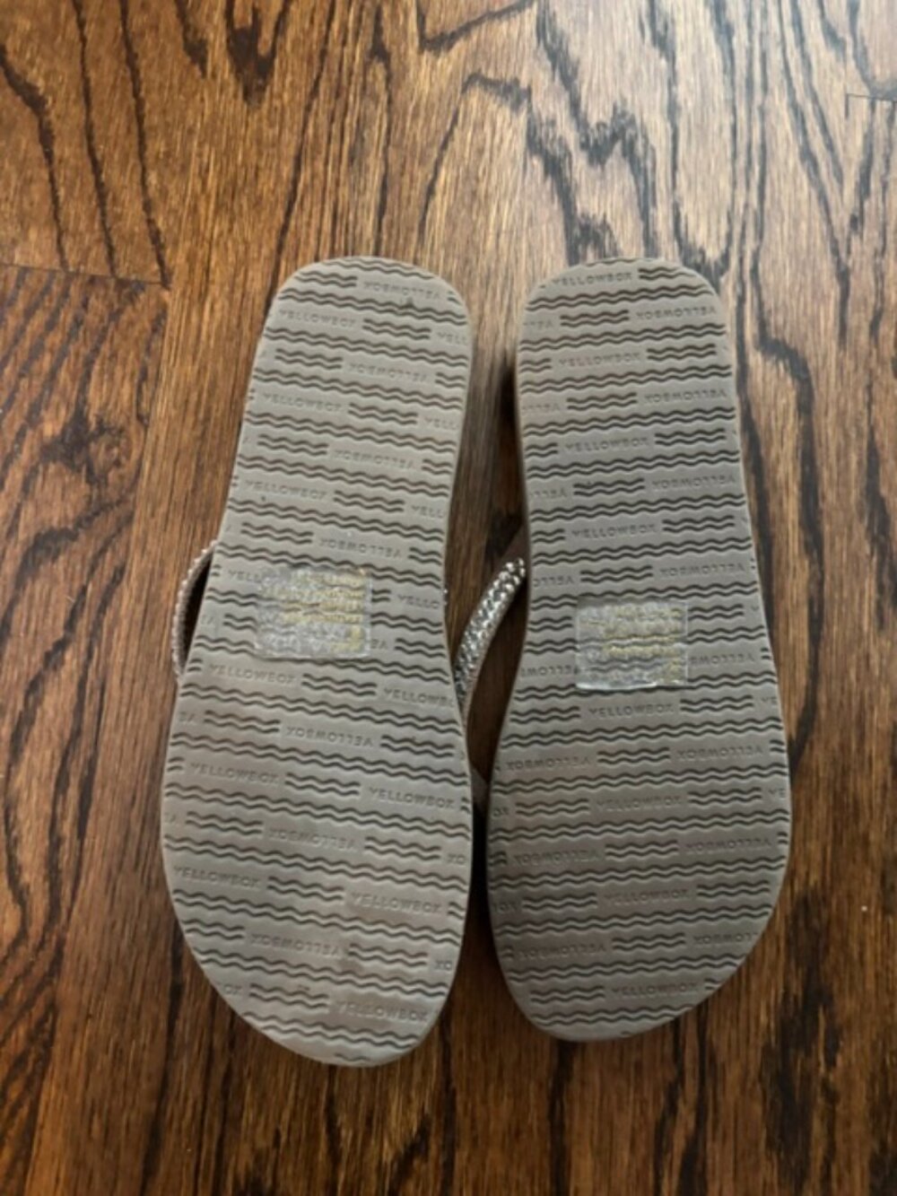 Yellow Box Jello Sandals (flip flops) Rich Taupe - 8 - Picture 3 of 4